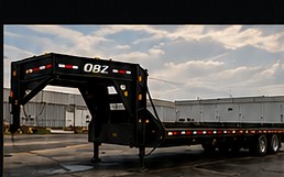 40 foot flatbed gooseneck trailer